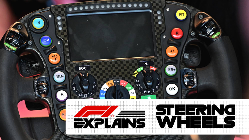 F1 EXPLAINS How F1 steering wheels are designed, how they work and